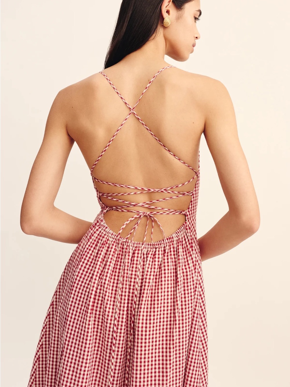 Posse Lori Dress in Red Gingham - Picture 5 of 5